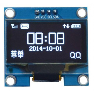1.3 inch Screen 128*64 OLED Display Module (5V Power) for Arduino white -420