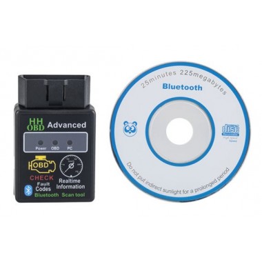 Bluetooth ELM327 Interface OBDII OBD2 Diagnostic Auto Car Scanner Scan tool