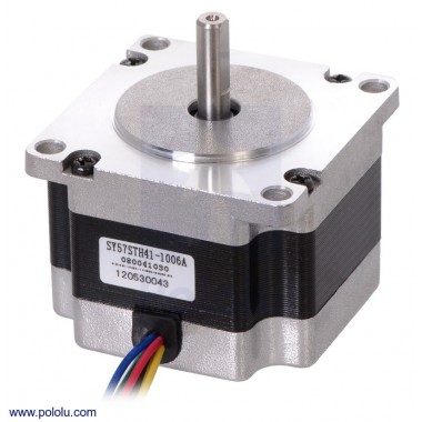 Stepper Motor: Unipolar/Bipolar, 200 Steps/Rev, 57x41mm, 5.7V, 1 A/Phase