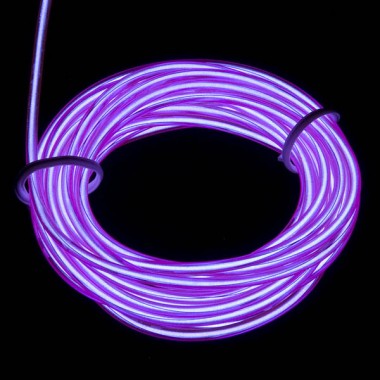 EL Wire - Purple 3m