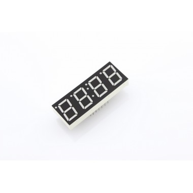 0.56 Four Digit Numeric Time Display - Red (Common Cathode)