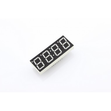 Green 7-segment clock display - 0.39 digit height(Common Anode)