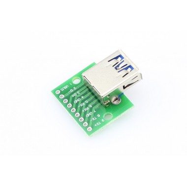 USB 3.0 Type-A Female Connector Breakout Board
