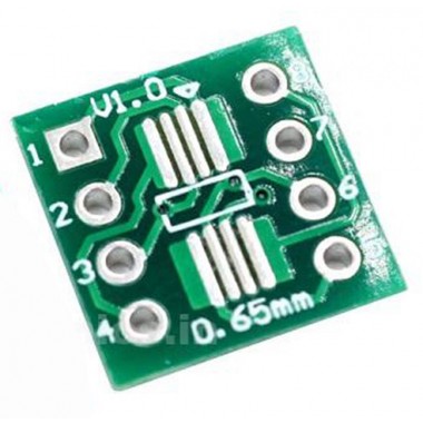 SO8 MSOP8 SOIC8 TSSOP8 SOP8 turn DIP8 IC Adapter PCB