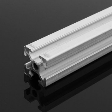 Silver 500mm Length 2020 T-Slot Aluminum Profiles Extrusion Frame For CNC