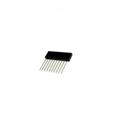 2.54MM 10Pin 10MM Long Needle Female Pin Header
