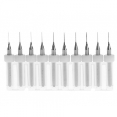 10pcs PCB micro drill 0.8mm - 0.8*10
