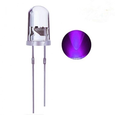 5mm Round 365nm Ultra Violet UV LED Lamp Diode