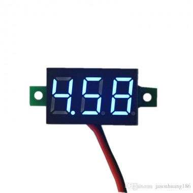 Mini 0.28inch DC 2.5-30V Blue Digital Voltmeter