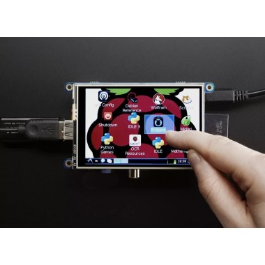 PiTFT - Assembled 480x320 3.5 TFT Touchscreen for Raspberry Pi