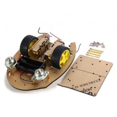 DIY Fish Shape 2WD Smart Car Chassis Module