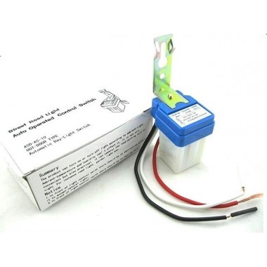 AS-10 Rain-proof 12v Automatic Auto On Off Photoswitch Sensor Switch
