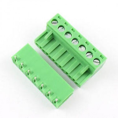 5.08mm Right Angle Screw Terminal block - 7 pin