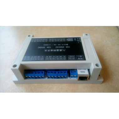 8-way network relay module